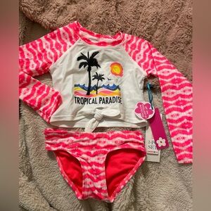 NWT Limited Too Tropical Paradise Girl’s Bathing Suit